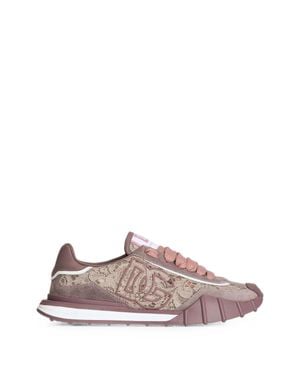 Dolce & Gabbana Bassa Sneakers - Pink