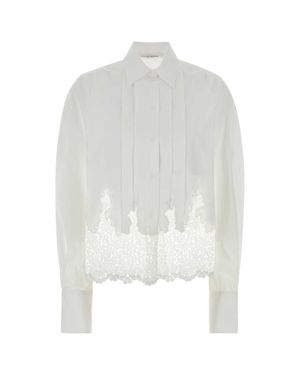 Ermanno Scervino White Poplin Shirt