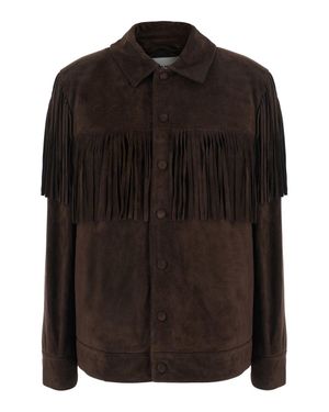 FRAME Rodeo Suede Jacket - Black