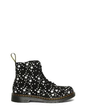 Dr. Martens Dr Martens Lace Boots 1460 Star Print - Black
