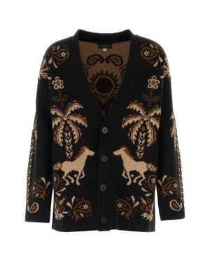 Alanui Island Roots Cardigan For - Black
