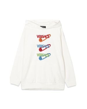 Versace Pins Hoodie - White
