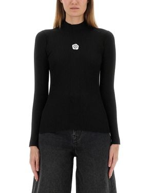 KENZO Viscose Polyester Tops - Black