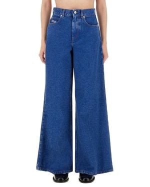 Marni Wide-Leg Jeans - Blue