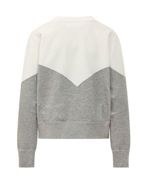 Isabel Marant Houston-Gz Crew Sweatshirt - Gray