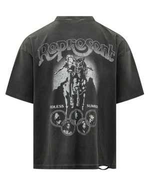 Represent Pocketed Graphic T-Shirt - Black