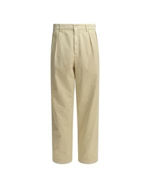 Prada Cotton Pants - Natural