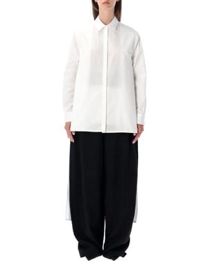 Alaïa Style Sculpted Mini T-Shirt - White