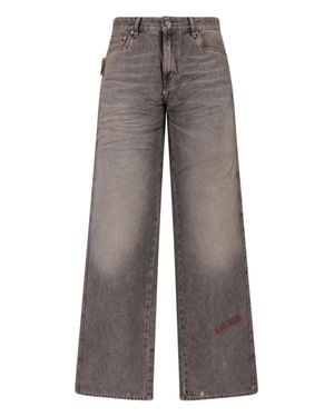 PDF Rich Kid Wide-Leg Jeans - Gray