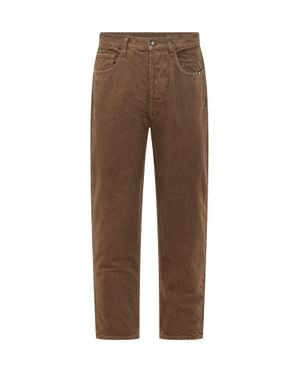 AMISH Jeremiah Denim Jeans - Brown
