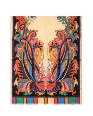 Etro Luxurious Wool-Cashmere-Silk Blend Mini Shoe - Pink