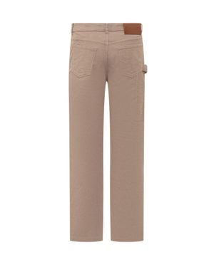 JW Anderson J. W. Anderson Velvet Pants For Fall/Winter 2025 - Natural