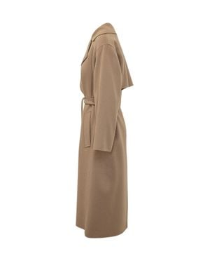 Weekend by Maxmara Weekend Wool Blend Overcoat - Natural
