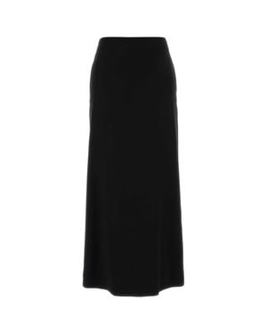 Jil Sander Wool Skirt - Black