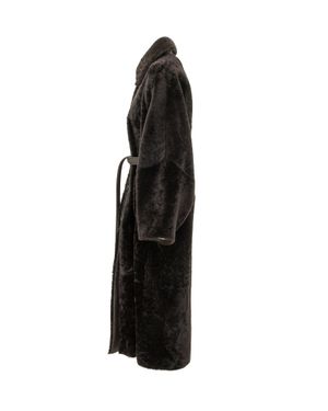 Blancha Lightweight Astrakhan Jacket - Black