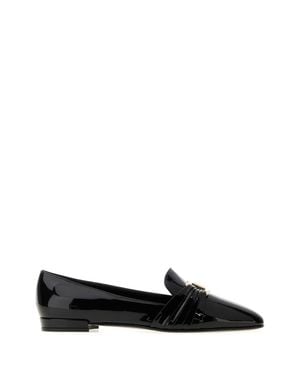 Ferragamo Lumie Leather Loafers For - Black