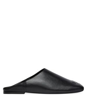 Courreges Heritage Backless Loafers - Black