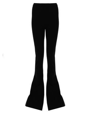 Rick Owens Flared Stretch Leggings - Black