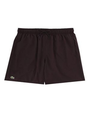 Lacoste Swimsuit With Logo - Black