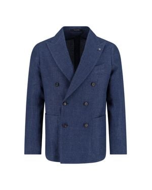 Tagliatore Jackets Linen - Blue