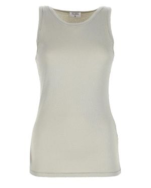 Filippa K Knitted Round Neck Top - Gray
