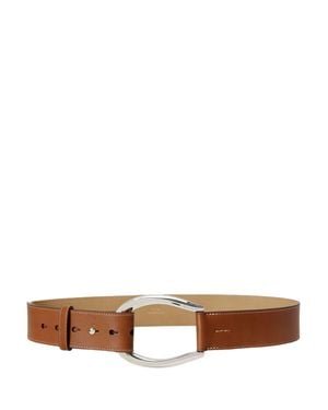 Ralph Lauren Luxury Leather Belt For - Brown