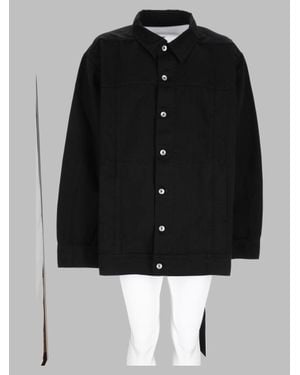 Rick Owens Cotton Sports Jacket - Black