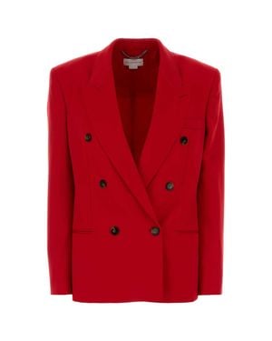 Stella McCartney Wool Blazer - Red