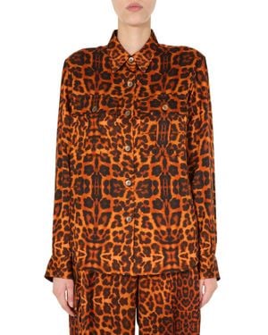 Dries Van Noten Caffy Shirt - Orange