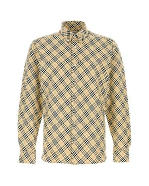 Burberry Embroidered Cotton Shirt - Multicolor