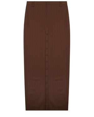 Jean Paul Gaultier Elegant Mini Skirt For - Brown