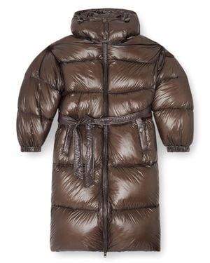 DIESEL Down Puffer Coat - Brown