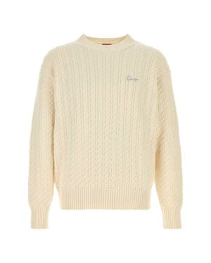 KENZO Off- Knit Sweater - White