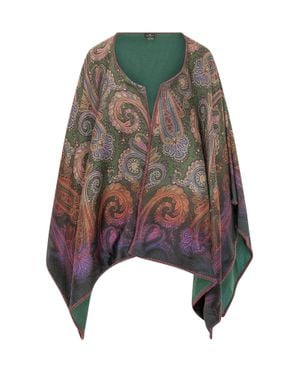 Etro Knit Poncho - Multicolor