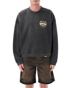 Represent The Angel Oversized Sweater - Gray
