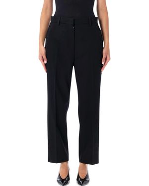 Lanvin Wool Cigarette Pants - Black