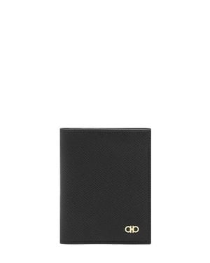 Ferragamo Calf Leather Wallet - Black