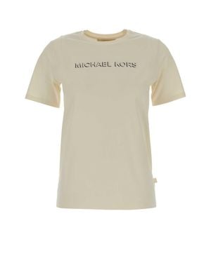 MICHAEL Michael Kors Cotton Crewneck T-Shirt - White