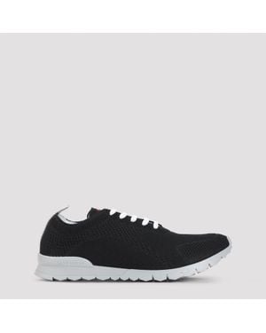 Kiton Lightweight Knit Sneakers - Black