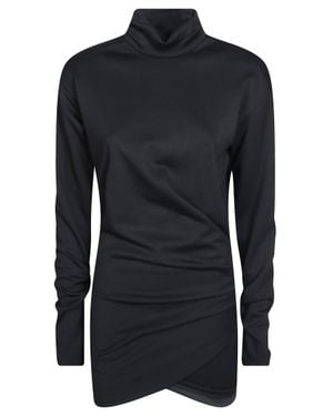 Dondup Slim-Fit Viscose Blend Scuba Mini Dress - Blue