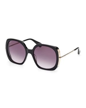 Max Mara Mm0079 Shiny Sunglasses - Purple