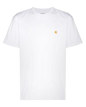 Carhartt Classic Logo Cotton T-Shirt For - White