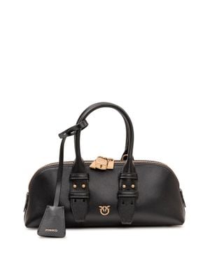 Pinko Bowling Handbag With Handles - Black