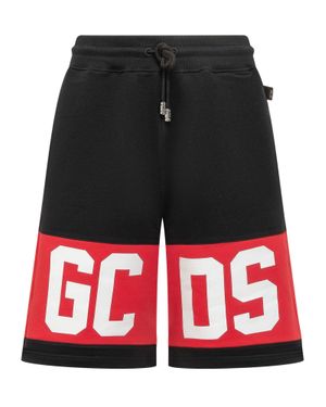 Gcds Logo Bermuda Shorts - Black