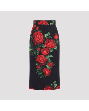 Dolce & Gabbana Dolce & Gabbana Midi Skirt - Red