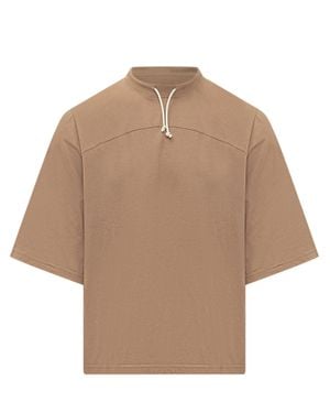 Mordecai Mini T-Shirt With Neck Cord - Natural