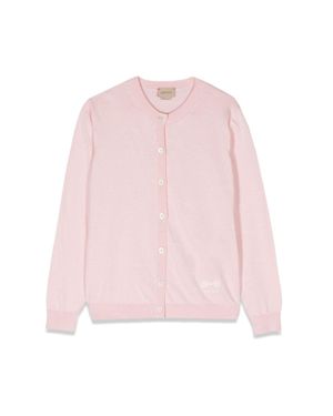Gucci Horsebit-Detailed Wool And Cashmere-Blend Cardigan - Pink