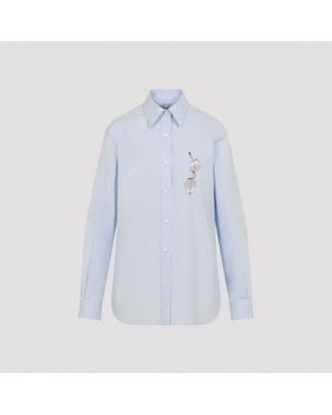 Moschino Fantasy Cotton Shirt - Blue