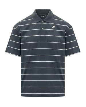 K-Way Polo With Cut Sleeves - Blue