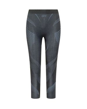 Off-White c/o Virgil Abloh Sethe Stane Seamless Leggings - Gray